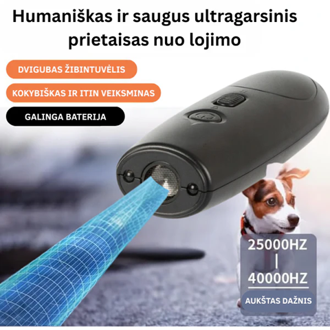 Humāna un droša ultraskaņas ierīce pret riešanu