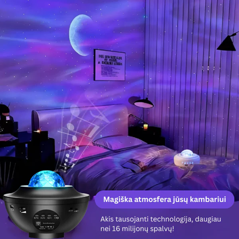 Maģiskais zvaigžņoto debesu projektors