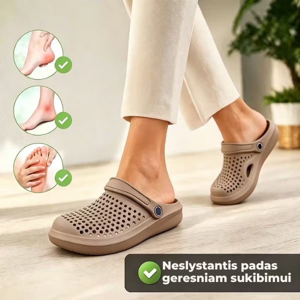 Īpaši ērtas ortopēdiskas vasaras čības