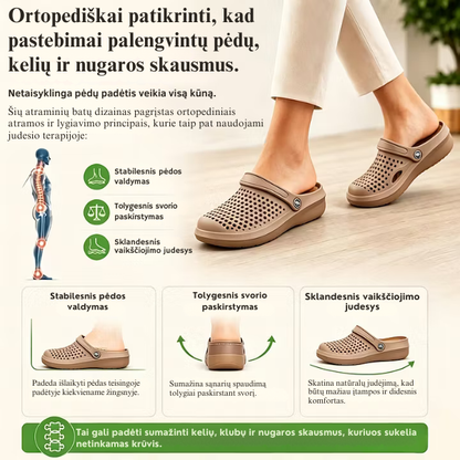 Īpaši ērtas ortopēdiskas vasaras čības