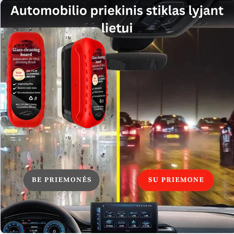 NANO līdzeklis automašīnas stiklam pret lietu un netīrumiem