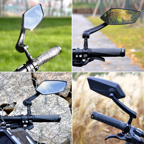 360° regulējami velosipēda spoguļi