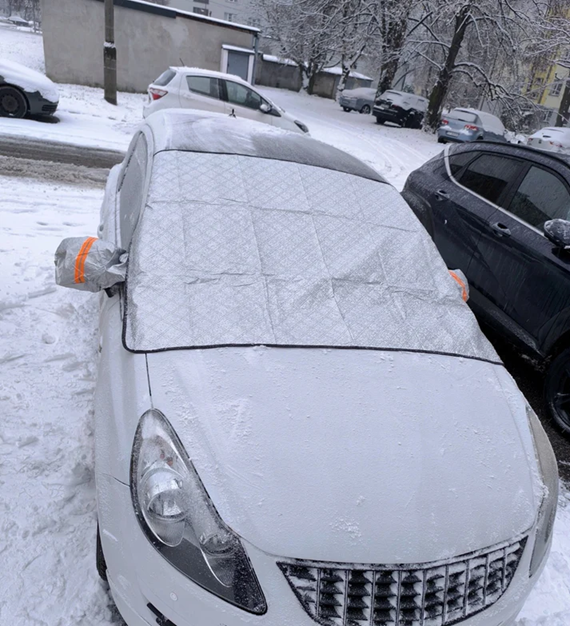 Universāls automašīnas priekšējā stikla pārsegs